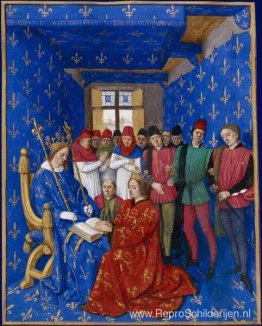 Eerbetoon van Edward III aan Filips Eerbetoon van Edward III aan Filips