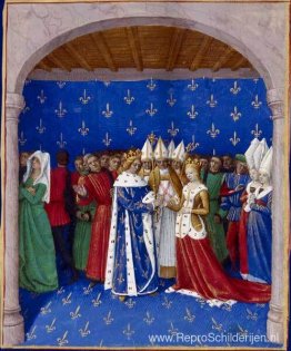 Huwelijk van Karel IV en Marie van Luxemburg Huwelijk van Karel IV en Marie van Luxemburg
