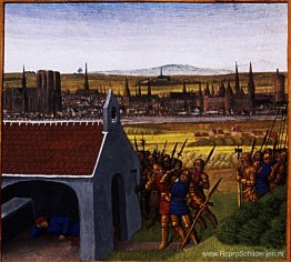 Koning Clothar II (584-629) kan zijn zoon Dagobert I (605-39) ni Koning Clothar II (584-629) kan zijn zoon Dagobert I (605-39) ni
