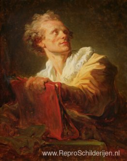 Portret van een jonge kunstenaar, vermoedelijk Jacques Andre Nai Portret van een jonge kunstenaar, vermoedelijk Jacques Andre Nai