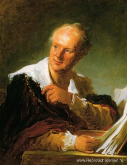 Portret van Denis Diderot Portret van Denis Diderot