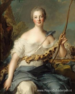 Jeanne-Antoinette Poisson, markiezin de Pompadour als Diana Jeanne-Antoinette Poisson, markiezin de Pompadour als Diana