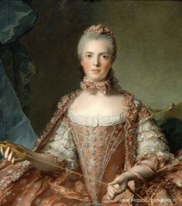 Madame Adélaïde de France legt knopen vast Madame Adélaïde de France legt knopen vast