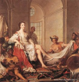 Mademoiselle de Clermont als Sultana Mademoiselle de Clermont als Sultana