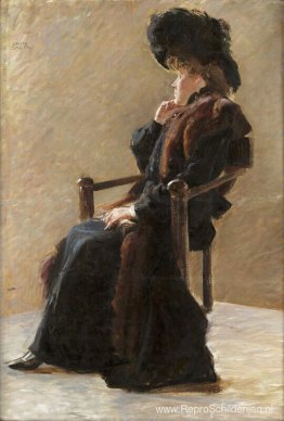Portret van een elegante dame Portret van een elegante dame