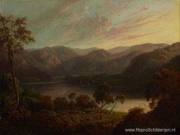 Landschapsmening in Cumberland Landschapsmening in Cumberland