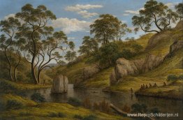 Het bad van Diana, Van Diemen's Land Het bad van Diana, Van Diemen's Land