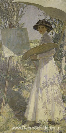 Mevrouw Lavery schetst Mevrouw Lavery schetst