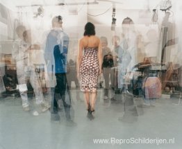 De kunstenaar circuleert - onder curatoren, journalisten, techni De kunstenaar circuleert - onder curatoren, journalisten, techni