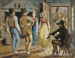 Vrolijkheid in een Wayside Inn Vrolijkheid in een Wayside Inn