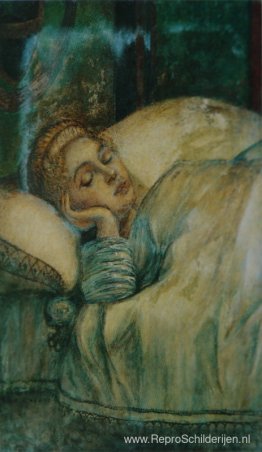 Kopie van het hoofd van Sint-Ursula uit Carpaccio Kopie van het hoofd van Sint-Ursula uit Carpaccio