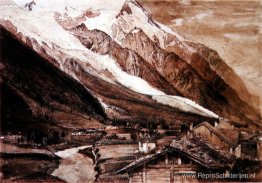 Gletsjer des Bossons Chamonix 1849 Gletsjer des Bossons Chamonix 1849