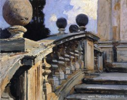 De trappen van de kerk van S. S. Domenico-e-Siste in Rome De trappen van de kerk van S. S. Domenico-e-Siste in Rome