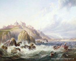 Vissersboten voor de kust van Schotland door John Wilson Carmich Vissersboten voor de kust van Schotland door John Wilson Carmich