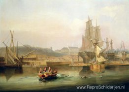 De scheepswerf bij Hessle Cliff De scheepswerf bij Hessle Cliff