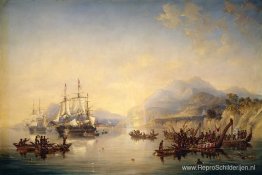 Erebus' en de 'Terreur' in Nieuw-Zeeland, augustus 1841 Erebus' en de 'Terreur' in Nieuw-Zeeland, augustus 1841