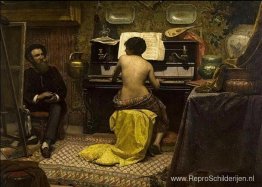 De rust van het model De rust van het model