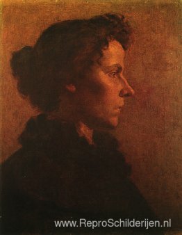 Profiel van een vrouw Profiel van een vrouw