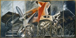 Duikbommenwerper en tank Duikbommenwerper en tank