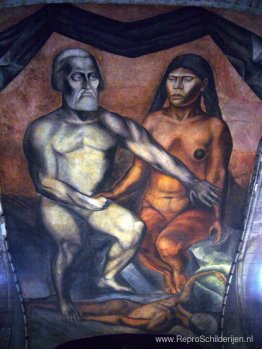 Cortés en La Malinche Cortés en La Malinche