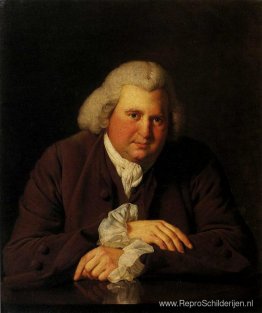 Portret van dr. Erasmus Darwin (1731-1802), wetenschapper, uitvi Portret van dr. Erasmus Darwin (1731-1802), wetenschapper, uitvi