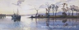 Monding van de rivier de Goulburn Monding van de rivier de Goulburn