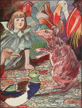 Ahem - zei de muis met een belangrijke blik Ahem - zei de muis met een belangrijke blik