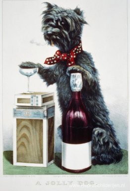 Een vrolijke hond Een vrolijke hond