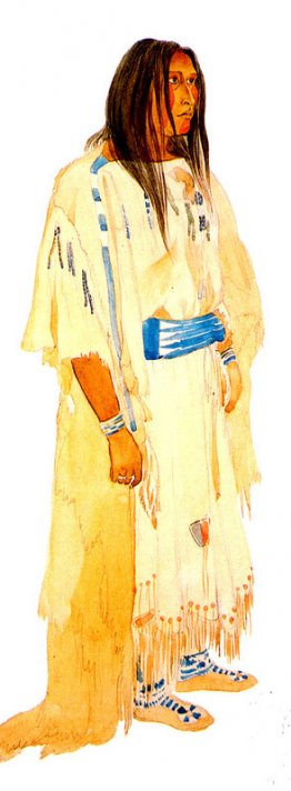 Jonge Piegan Blackfeet-vrouw Jonge Piegan Blackfeet-vrouw
