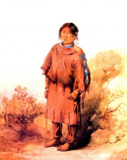 Piegan Blackfeet-meisje Piegan Blackfeet-meisje