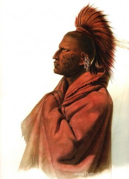 Massika-Saki Indiaan, Wakusasse-Musquake Indiaan, bord 3 uit dee Massika-Saki Indiaan, Wakusasse-Musquake Indiaan, bord 3 uit dee