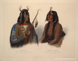 Noapeh, een Assiniboin-indiaan en Psihdja-Sahpa, een Yanktonan-i Noapeh, een Assiniboin-indiaan en Psihdja-Sahpa, een Yanktonan-i