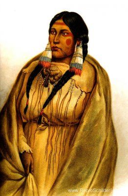 Vrouw van de Cree-stam Vrouw van de Cree-stam