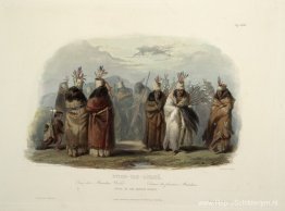 Ptihn-Tak-Ochata, Dans van de Mandan-vrouwen, bord 28 uit deel 1 Ptihn-Tak-Ochata, Dans van de Mandan-vrouwen, bord 28 uit deel 1