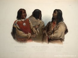Chief of the Blood Indians, War Chief of the Piekann Indians en Chief of the Blood Indians, War Chief of the Piekann Indians en