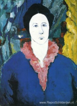 Blauw portret Blauw portret