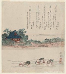 Komagata-dô-tempel aan de Onmaya-dijk (Onmaya-gashi) Komagata-dô-tempel aan de Onmaya-dijk (Onmaya-gashi)