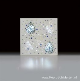 Lichtgevend met twee druppels (Samenstelling met waterdruppels) Lichtgevend met twee druppels (Samenstelling met waterdruppels)