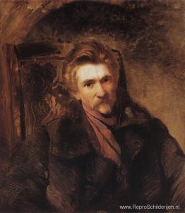 Portret van kunstenaar Alexander Popov Portret van kunstenaar Alexander Popov