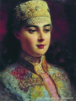 Boyaryshnya bij het raam Boyaryshnya bij het raam
