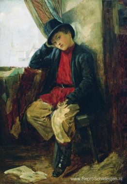 Portret van Vladimir Makovsky in zijn kindertijd Portret van Vladimir Makovsky in zijn kindertijd