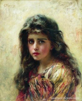 Portret van het meisje Portret van het meisje