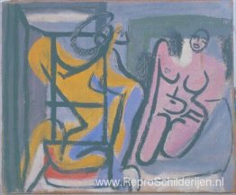 Vrouw met repos Vrouw met repos