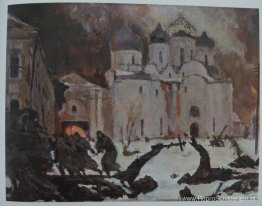 Op de vlucht voor fascisten uit Novgorod Op de vlucht voor fascisten uit Novgorod