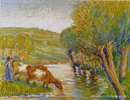 De rivier en de wilgen, Eragny De rivier en de wilgen, Eragny