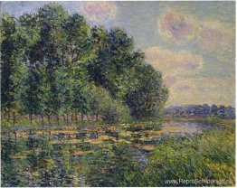 Aan de rivier de Eure in de zomer Aan de rivier de Eure in de zomer
