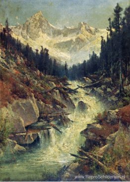 Sir Donald Peak en Selkirk-gletsjer, Canada Sir Donald Peak en Selkirk-gletsjer, Canada