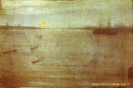 Whistler Nocturne Blauw en Goud Southampton Water Whistler Nocturne Blauw en Goud Southampton Water