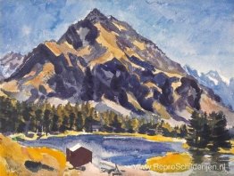 Bergsee (een bergmeer) Bergsee (een bergmeer)