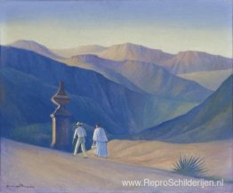 Landschap met figuren Landschap met figuren